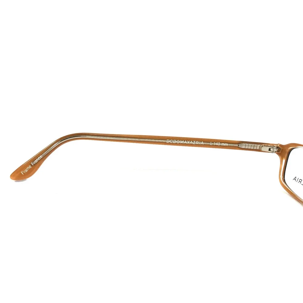 BCBGMAXAZRIA Petite Eyeglasses Frame XENA BLA Black Orange Rectangle 49-15-140